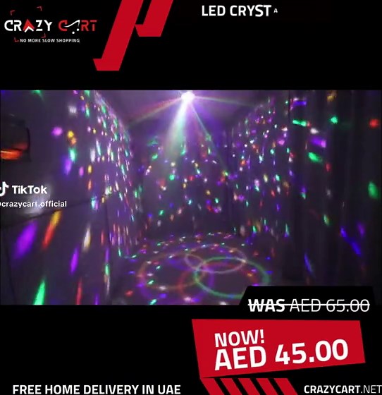 LED Crystal Magic Ball Light: Create a Dazzling Atmosphere