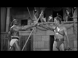 Spartacus (1960) - Kirk Douglas, Woody Strode - fight