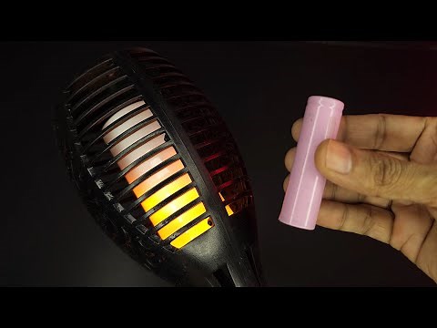 Solar Flame Light - Disassembly/Battery Replacement
