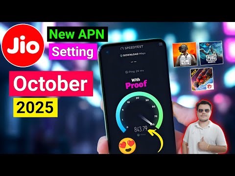 📶 Jio New APN Settings October 2025 ✅ | Jio Network Problem | Jio Internet Not Working | jio 5g apn