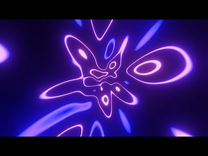 Glowing Blue Purple Abstract 3 Hours Background FREE Video Live Wallpaper Screensaver - 4K VJ LOOP