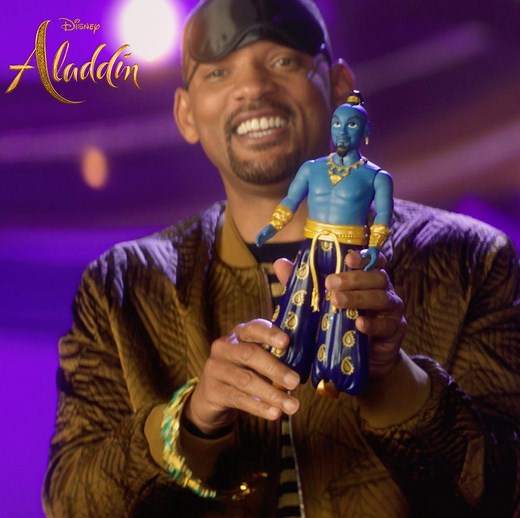 255K views · 10K reactions | Can Will Smith conjure up some Genie magic to guess what’s inside the mystery box? Disney's Aladdin is in theaters now, get your tickets: www.Fandango.com/Aladdin | Walt Disney Studios | Facebook