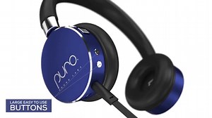 BT2200s Volume Limited Bluetooth Headphones with Built-In Mic