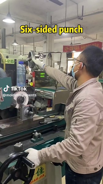 Hexagonal punch rod, molding, good wear resistance, not easy to break#moldpart #Mold #punch