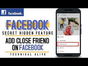 HOW TO ADD CLOSE FRIEND ON FACEBOOK APP ANDROID