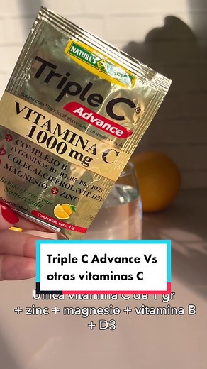 ¡#TripleCAdvance Vs otras vitaminas C!🧡 Justo y necesario para reforzar las defensas en tiempos de lluvia. ☔ #NaturesGarden #vitaminac #energia #lluvia #viral #Ecuador #supplements #bienestarysalud