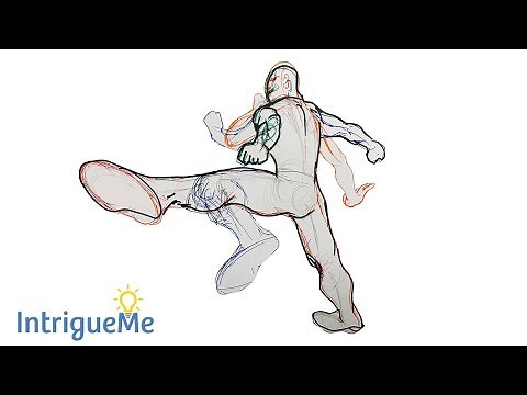 How to Draw an Action Pose Kicking | Easy Drawing Tutorial