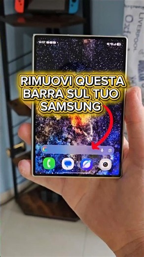 How to remove the Google bar from the home screen on One UI 9 #samsung #tech #oneui9