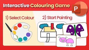 How to make Interactive Colouring Book Game in PowerPoint