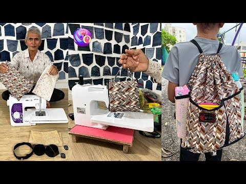 How to sew a stylish school backpack easily