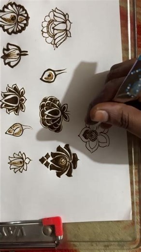 लाइव्ह dekho or sikho biggners flower Henna pattern