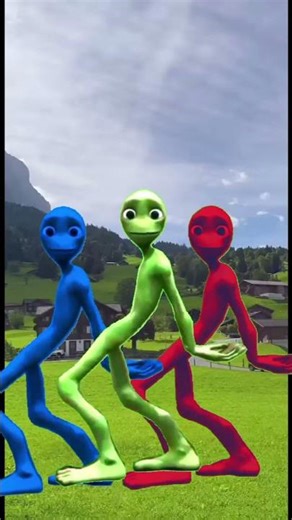 Big alien chase T-rex chasingpart-76#sorts #alien#YouTube#alien #alien#dinner