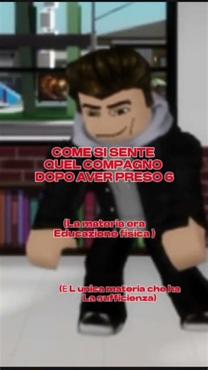 Come si sente quel compagno dopo aver preso 6 #scuola #robloxbrookhaven