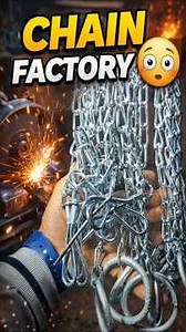 How It’s Made: Strong Metal Chains in Factory | Chain Manufacturing Process