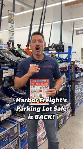 390K views · 2.8K reactions | ️ Shop our HUGE Parking Lot Sale this weekend to save on HUNDREDS of items throughout the store! No coupons required! ‍♂️ View ALL the deals at HarborFreight.com. | Harbor Freight | Facebook