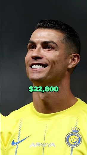 💰 How Much Money Does Cristiano Ronaldo Make Per Second, Minute, Hour & Year! #ronaldo