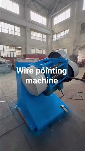 High carbon wire pointing machine #machine #steelwire