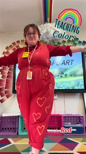 • I’ll go ahead and tell you, I’m pretty sure a majority of my Kinders still need help with their colors 🙃• • • • • • #bodypositivity #plussizeteacher #alttiktok #altteachertiktok #altteacheroutfits #plussize #rainbow #colorthemedoutfits #rainbowoutfit #teachersoftiktok #teacheroutfits #bi #queertiktok #queerteachertiktok