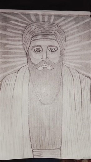 Shri Guru Angad Dev Ji ✨ A Divine Pencil Art Tribute