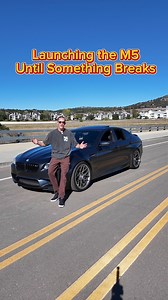 Launching the F10 M5 until something breaks. #bmw #m5 #f10m5 #f10 #m5competition #f90 #m6 #s63tu #launchcontrol | Guys-Garage