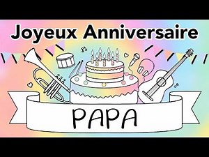 NOUVEAU Joyeux Anniversaire Papa Guitare Jazz Manouche