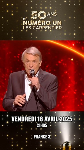 Retrouvez Salvatore Adamo dans l'émission « 50 ans de Numéro Un », demain soir à 21h sur France 3 📺 | Salvatore Adamo