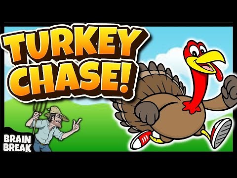 Turkey Chase | Thanksgiving Brain Break for Kids | Freeze Dance | Just Dance