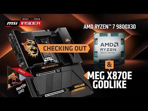 Checking out the AMD Ryzen 7 9800X3D & MEG X870E GODLIKE