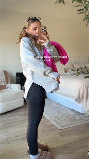 Flattering Legging-Friendly Sweatshirt Review
