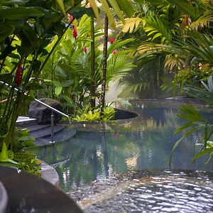 2.4K views · 141 reactions | Shangri-La Gardens offers six natural thermal pools in a private section exclusive for adult hotel guests | Tabacon Thermal Resort & Spa | Facebook