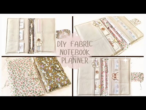 DIY Fabric Notebook Planner