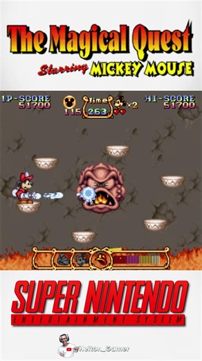 SNES - The Magical Quest: Starring Mickey Mouse #retrogaming