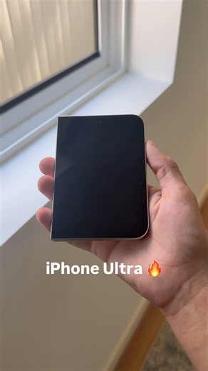 New dummy unit gives us our best look yet at the upcoming iPhone Ultra 🔥This will be Apple’s first foldable iPhone