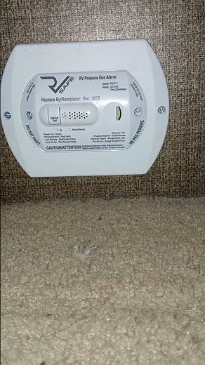 RV Propane Gas Alarm, Model RVLP-2, Replace by December 2025 #propane #alarm #gas
