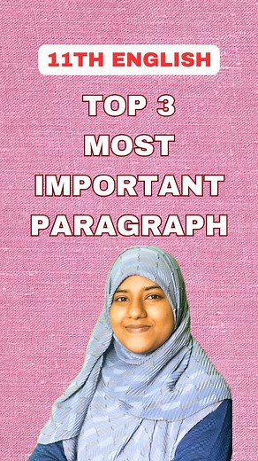 Welearn Tamil on Instagram: "11th English Important PARAGRAPH PROSE POEM SUPPLEMENTARY #welearntamil #education #tnboard #publicexam #prose #poem #supplementary #class11 #important"