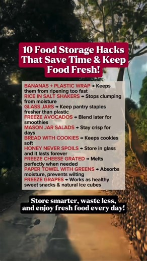 3.2K views | 10 Food Storage Hacks That Save Time & Keep Food Fresh #kitchenhacks #healthtips #usahealth #healthylifestyle #healthyliving | Time Facts | Facebook