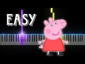 Peppa Pig Theme Song (Easy Piano Tutorial)