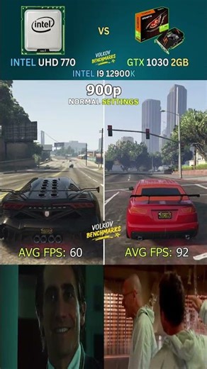 Intel UHD 770 vs GT 1030 - How Big is the Difference? #pcgaming #shorts