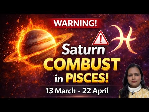 Saturn Combust in Pisces (13 March–22 April 2026) | Major Predictions for India & the World