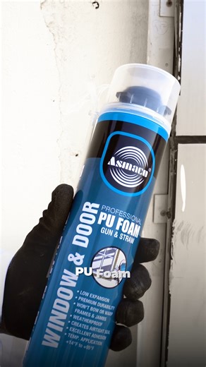 15 reactions | ASMACO Window & Door PU Foam Designed for both DIY users and Professionals, ensuring perfect sealing and insulation around windows and doors. • Minimal Expansion • Premium durability & weather resistance • Creates a permanent, airtight bond  Get the perfect seal with ASMACO Window & Door PU Foam! #asmaco #pufoam #insulationfoam #anchoralliedusa | Anchor Allied USA Inc. | Facebook