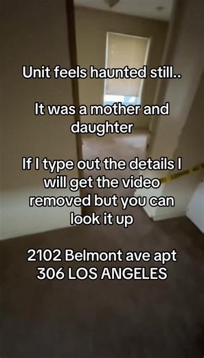 I haven’t been able to rent this unit out because it’s too haunting to me so this is is a very vulnerable post for me. #losangeles #truecrime #baileysarian #darkhistory #appalachia