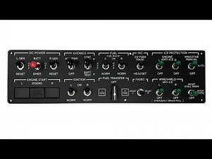 Citation Mustang Panels for Flight Simulation