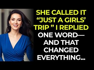 She Called It “Just a Girls’ Trip ” I Replied One Word—And That Changed Everything...