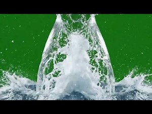 Dynamic Green Screen Water Splash: Realistic VFX for Liquid Effects