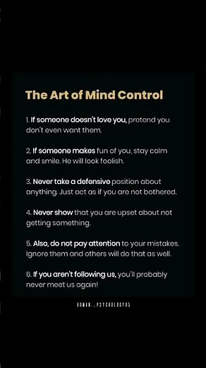 Master the art of mind control 🧠 | outsmart anyone without saying a word