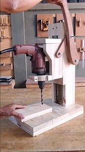 Make Your OWN POWER Drill with EASY Woodworking Techniques Today #woodscraft #wooddesigner
