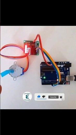 Arduino motor paso paso 5vdc con driver ULN2003 #arduinos #electrónica #arduinocomofunciona #step