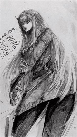 3.5K views · 112 reactions | Reimagined fanart of Zero Two from Darling in the FranXX, capturing her everyday look after working out. Original Work: Code:000 Original Manga: Kentaro Yabuki Director: Atsushi Nishigori Animation Studio: TRIGGER × A-1 Pictures (CloverWorks) Reimagined Fanart: @GRIPICA_DRAWING ※ Respect to the original creators. #DarlingInTheFranXX #ZeroTwo #Fanart | GRIPICADrawing | Facebook