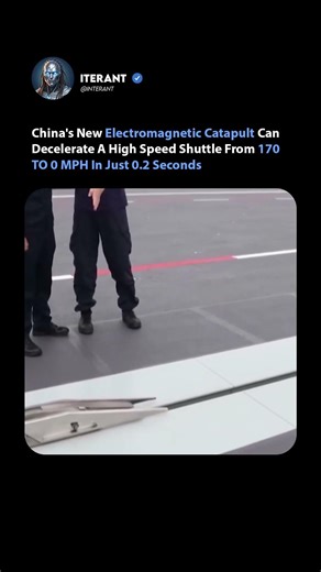 China’s Electromagnetic Brake: Halting a Shuttle from 170 to 0 MPH in 0.2s ⚡️