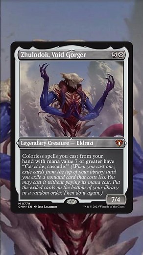 😲 Zhulodok, Void Gorger from the NEW Eldrazi Unbound Commander Deck - Commander Masters